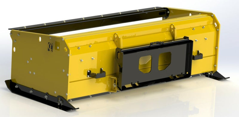 CL Fabrication EZ Snow Pusher for Skid Steer