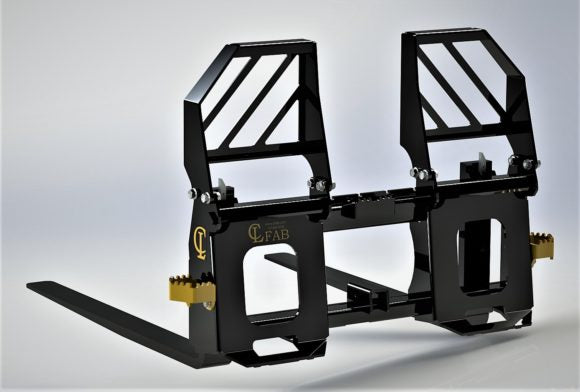 CL Fabrication EX-Pallet Forks for Skid Steer and Tractor Loaders