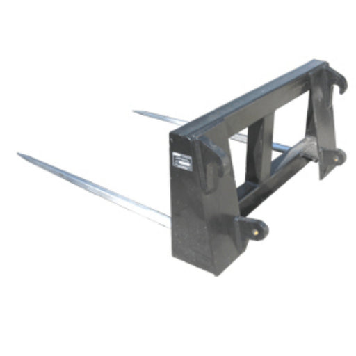 Haugen Bale Fork for Skid Steers – Dual Tine Hay Handling Attachment-Landboss