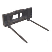 Haugen Bale Fork for Skid Steers – Dual Tine Hay Handling Attachment-Landboss
