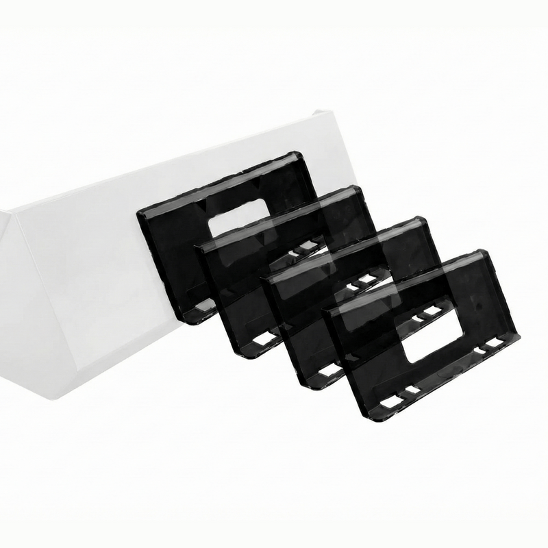 Haugen Weld-On Mounting Plates for Skid Steer Attachments – SSQA Compatible-Landboss