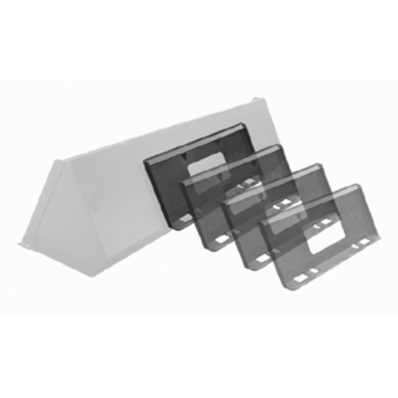 Haugen Weld-On Mounting Plates for Skid Steer Attachments – SSQA Compatible-Landboss