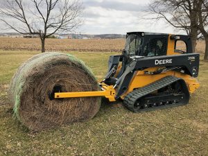 CL Fabrication Bale Unroller for Skid Steer or Tractor