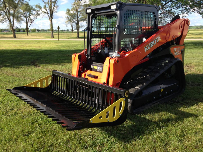 CL Fabrication EZ Rock Bucket for Large Skid Steers and Compact Track Loaders
