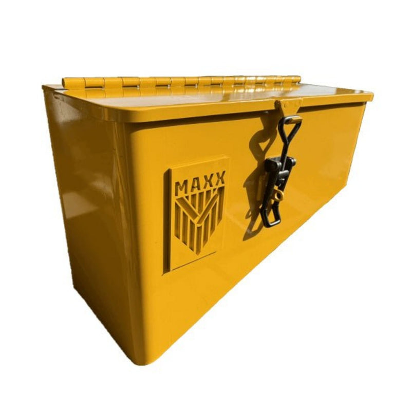 Maxx Storage Toolbox for Skid Loaders – On-Machine Tool Storage Attachment-Landboss