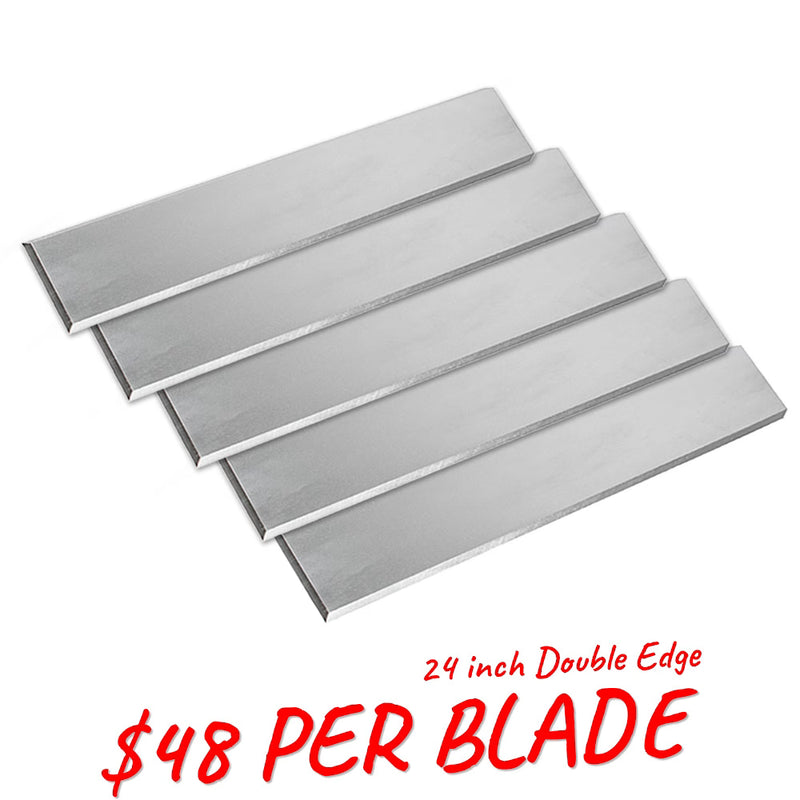 Onsite Equipment Manufacturing Double Edge - Standard Tile Scraping Blades 24" – 5 in a Pack