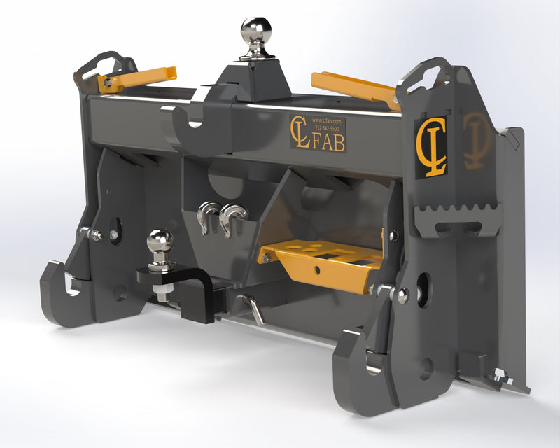 CL Fabrication Skid Steer to Cat2  3pt Adapter