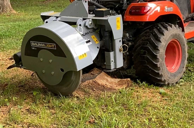Baumalight 1P24 - 3 Point Hitch Stump Grinder for Small tractors - Landboss