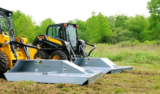 Baumalight CF360 - M450 Skid Steer Rotary Brush Cutter - Landboss