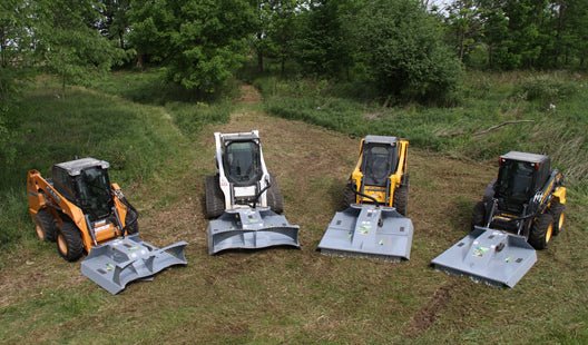 Baumalight CF560 - M450 Skid Steer Rotary Brush Cutter - Landboss