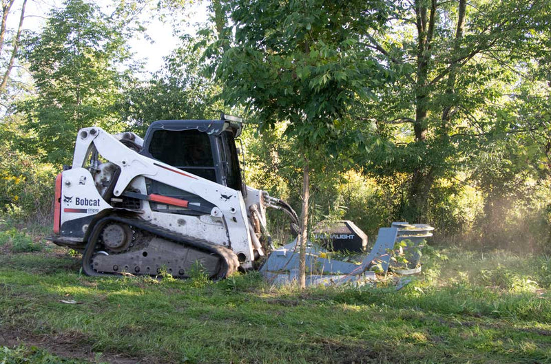 Baumalight CF772 - HX590 Skid Steer Rotary Brush Cutter - Landboss