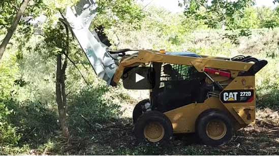 Baumalight CF772 - HX590 Skid Steer Rotary Brush Cutter - Landboss