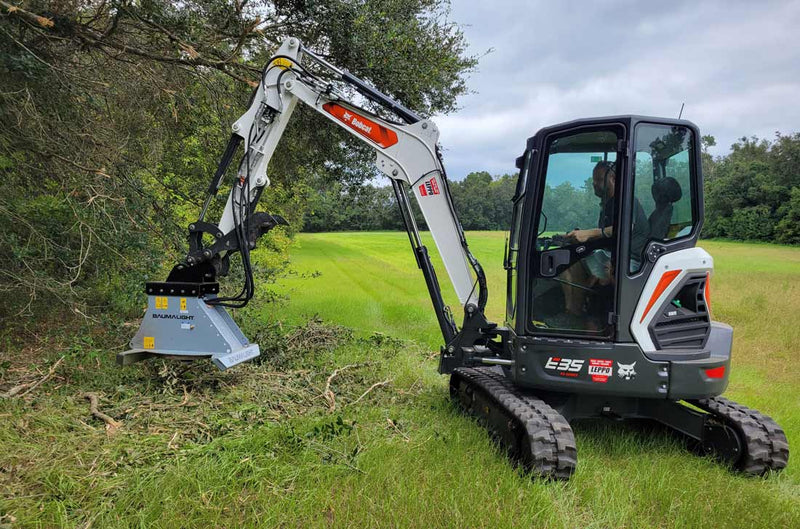 Baumalight CXC530 - HX530 Excavator Rotary Brush Cutter & Disc Mulcher - Landboss