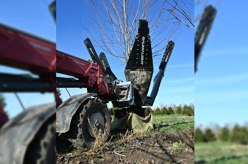 Baumalight DR448 - D003429 Industrial Skid Steer Tree Spade - Landboss