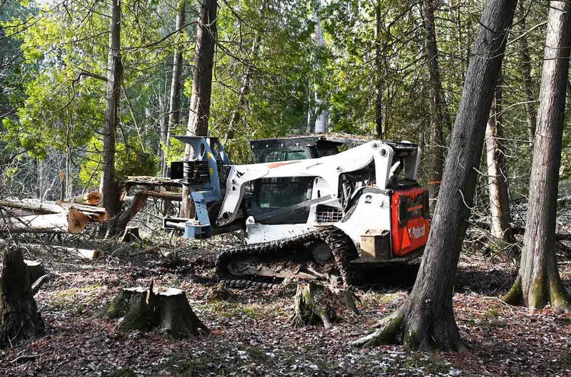 Baumalight ISH918G Horizontal Skidsteer Tree Shear - Landboss