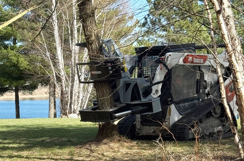 Baumalight ISH918G Horizontal Skidsteer Tree Shear - Landboss