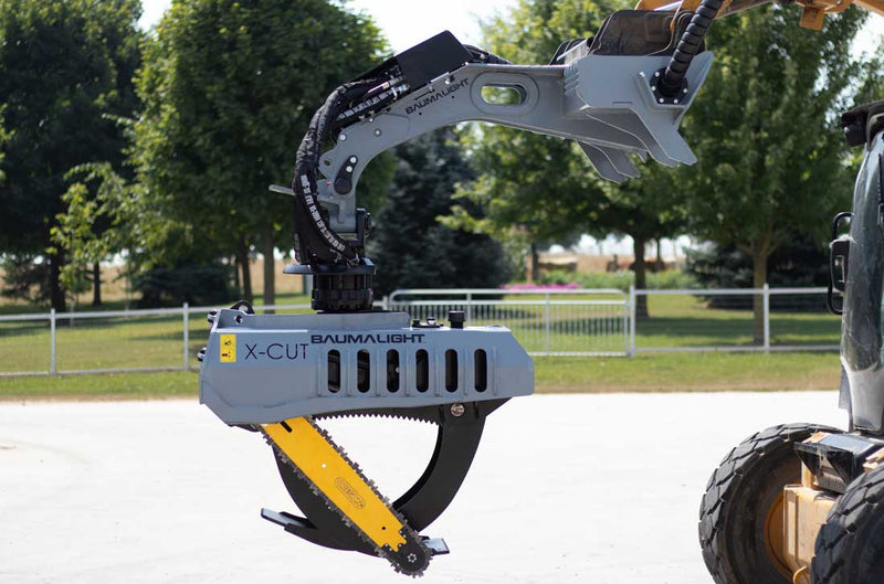 Baumalight LSR724S Grapple Saw – Skid Steer Attachment - Landboss