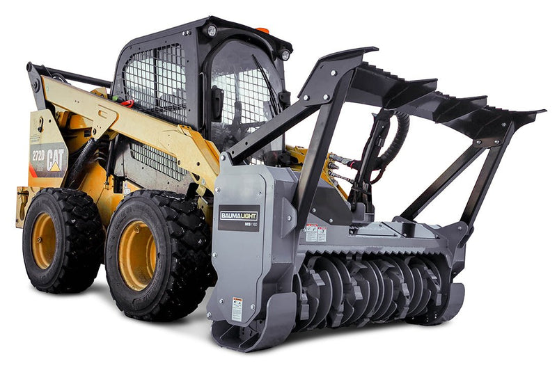 Baumalight MS1160‑D117X2 Heavy Duty Skid Steer Brush Mulcher - Landboss
