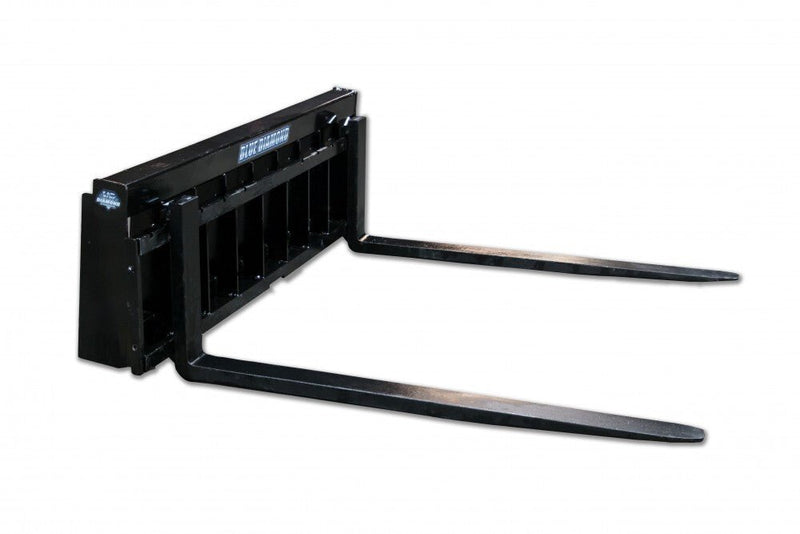 Blue Diamond Attachments 6,000 lb Wide Frame Heavy Duty Pallet Forks - Landboss