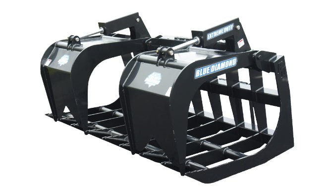 Blue Diamond Attachments Extreme Duty High‑Capacity Root Grapple - Landboss