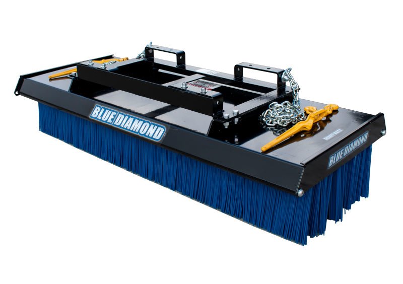 Blue Diamond Attachments Forklift Push Broom - Landboss