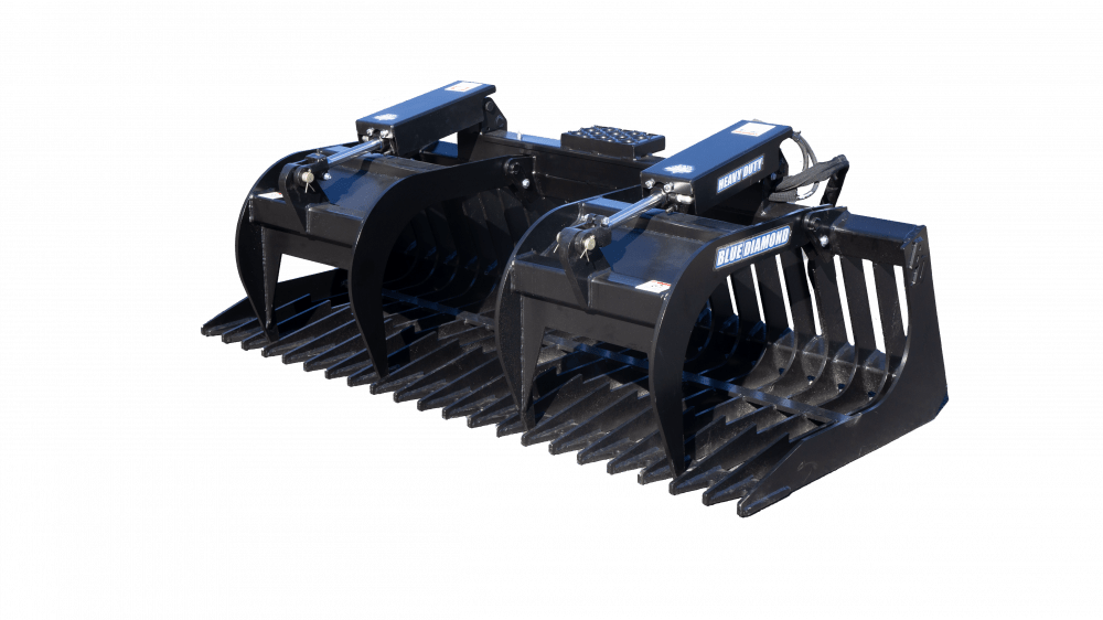 Blue Diamond Attachments Grapple Rock Buckets — Landboss