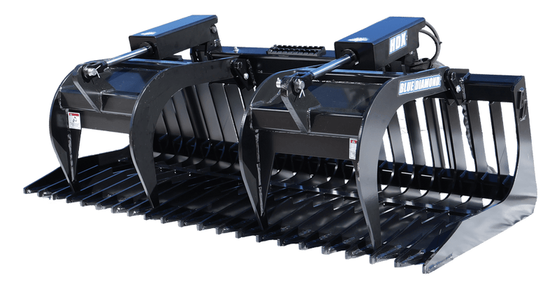 Blue Diamond Attachments HDX Rock Bucket Grapple - Landboss
