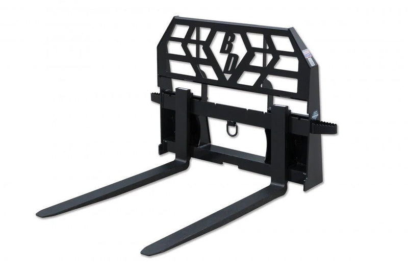 Blue Diamond Attachments Heavy Duty D‑Ring Pallet Forks - Landboss