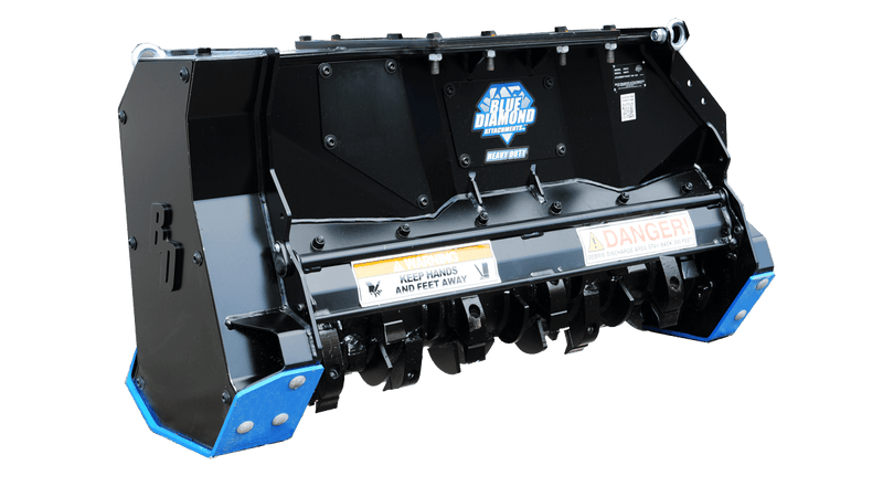 Blue Diamond Attachments Heavy Duty Excavator Drum Mulcher - Landboss