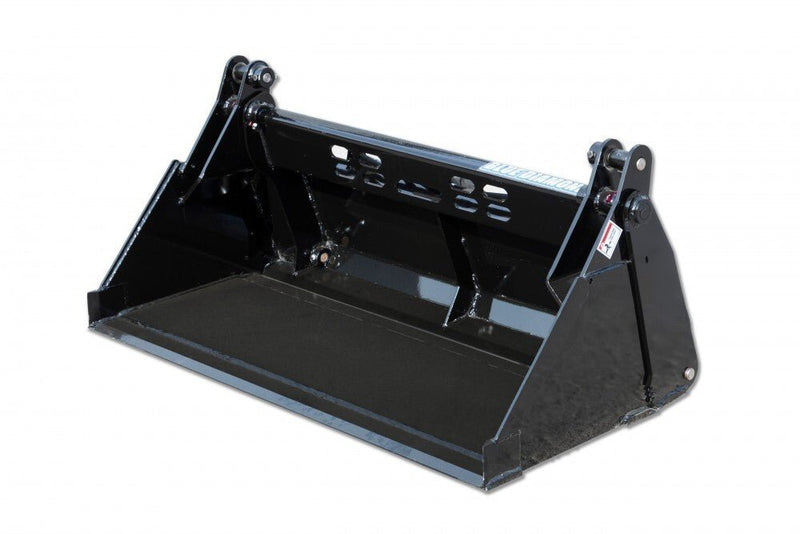 Blue Diamond Attachments Mini 4‑in‑1 Skid Steer Bucket - Landboss