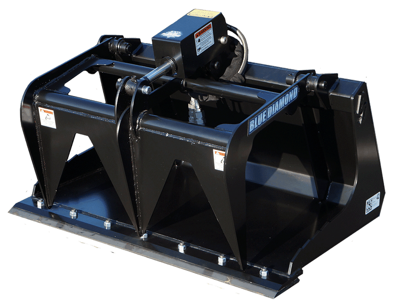 Blue Diamond Attachments Mini Grapple Bucket - Landboss