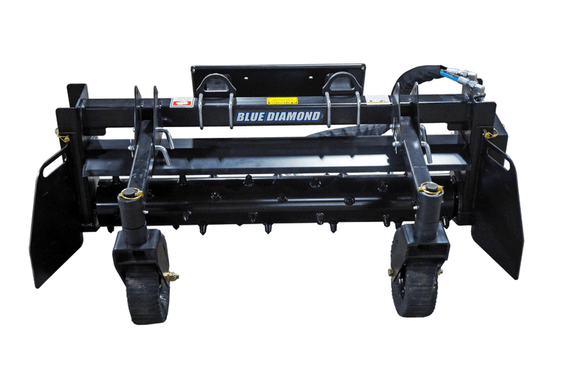 Blue Diamond Attachments Mini Power Rake - Landboss