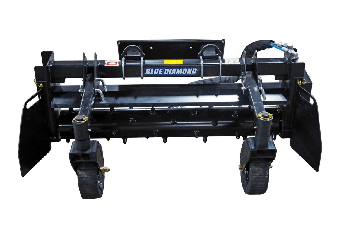 Mini Blue Rake Blue Diamond Attachments Mini Power Rake – Standard Duty — LandBoss ...