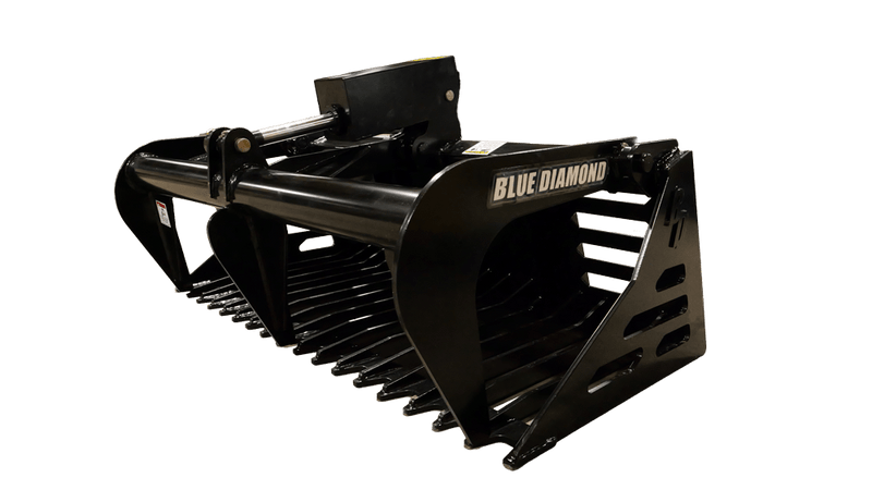 Blue Diamond Attachments Mini Rock Grapple Bucket - Landboss