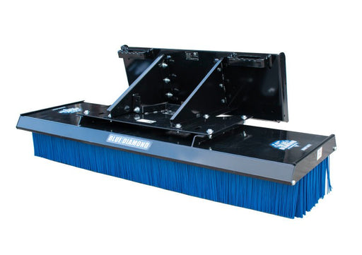 Blue Diamond Attachments Push Broom – Skid Steer Sweeper Attachment - Landboss