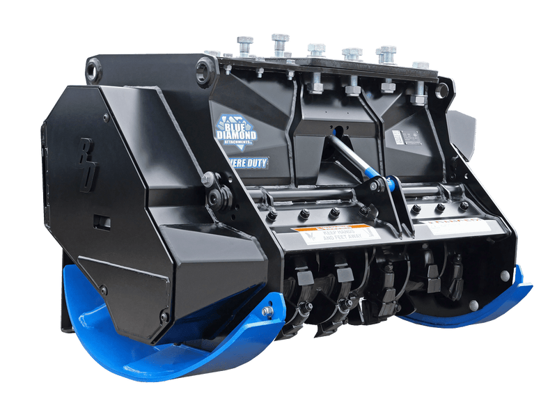 Blue Diamond Attachments Severe Duty Excavator Drum Mulcher - Landboss