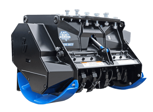 Blue Diamond Attachments Severe Duty Excavator Drum Mulcher - Landboss