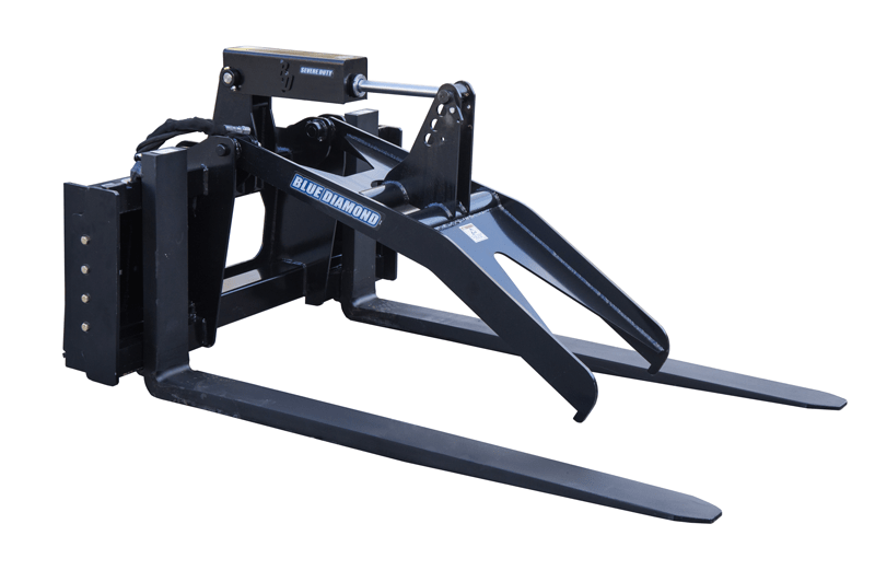 Blue Diamond Attachments Severe Duty Grapple Fork - Landboss