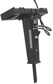 Blue Diamond Attachments Skid Steer Hydraulic Breaker - Landboss