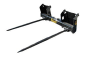 CL Fabrication Bale Spears for Skid Steer, Tractor 3 Point Hitch or Front Loader - Landboss