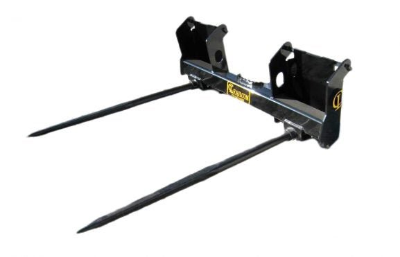 CL Fabrication Bale Spears for Skid Steer, Tractor 3 Point Hitch or Front Loader - Landboss