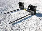 CL Fabrication Bale Spears for Skid Steer, Tractor 3 Point Hitch or Front Loader - Landboss