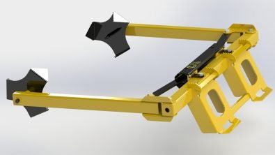 CL Fabrication Bale Unroller for Skid Steer or Tractor - Landboss