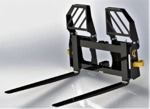 CL Fabrication EX-Pallet Forks for Skid Steer and Tractor Loaders - Landboss