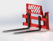CL Fabrication EX-Pallet Forks for Skid Steer and Tractor Loaders - Landboss