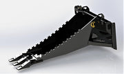 CL Fabrication Skid Steer Stump Bucket - Landboss