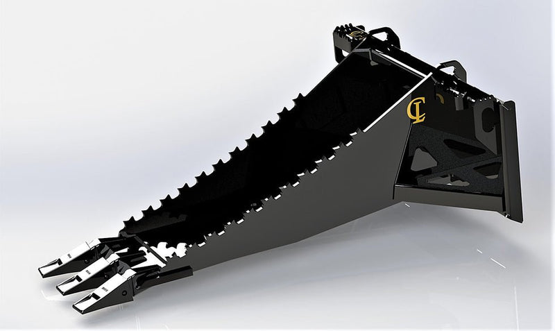 CL Fabrication Skid Steer Stump Bucket - Landboss