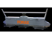 Forax HDBC 72-inch hydraulic brush cutter attachment for tractors and skid steers, showing heavy-duty forestry cutter deck.