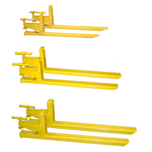 Haugen Clamp-On Forks for Tractors and Loaders – Bucket Mounted Pallet Forks-Landboss