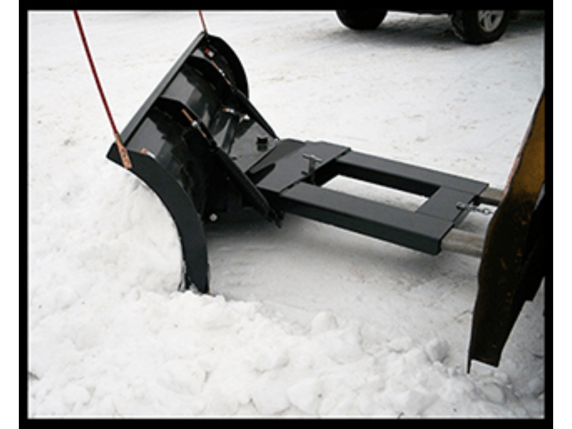 Haugen Fork Mounted Snow Blade for Forklifts | Snow Attachment — Landboss